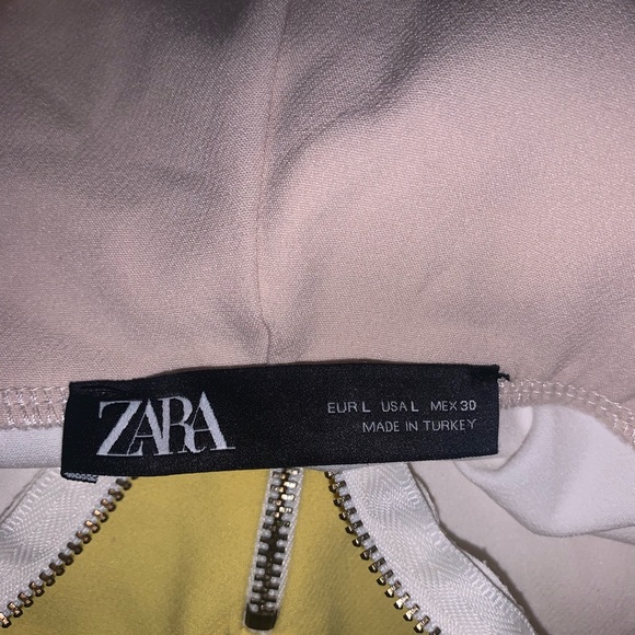 Zara Colorblock Half-Zip Hoodie-size large - Picture 6 of 6